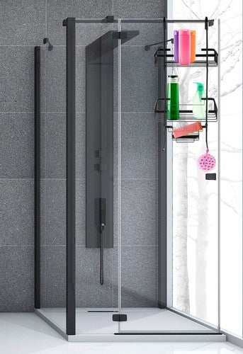 Hanging shower shelf - black-8