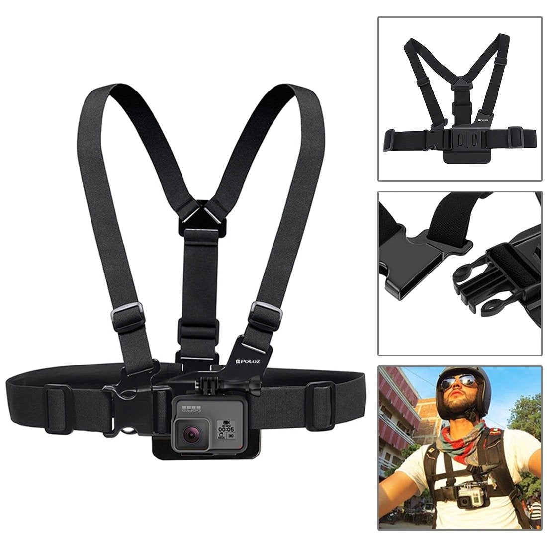Set of 53 Puluz accessories for sports cameras PKT16