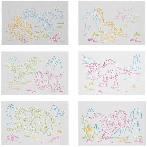 Light drawing board - dinosaurs-9