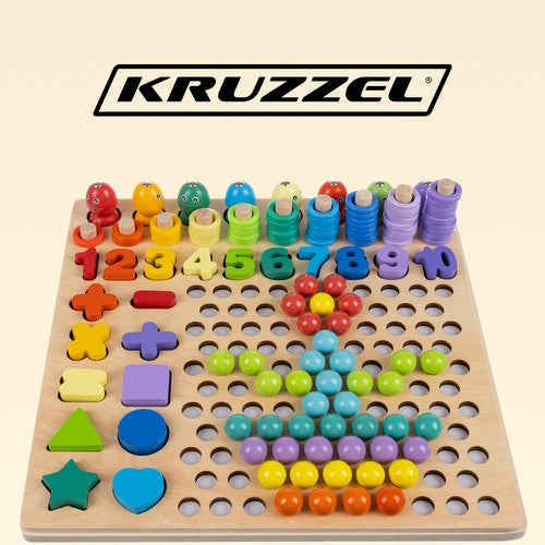 Wooden puzzle - beads DU17252-1