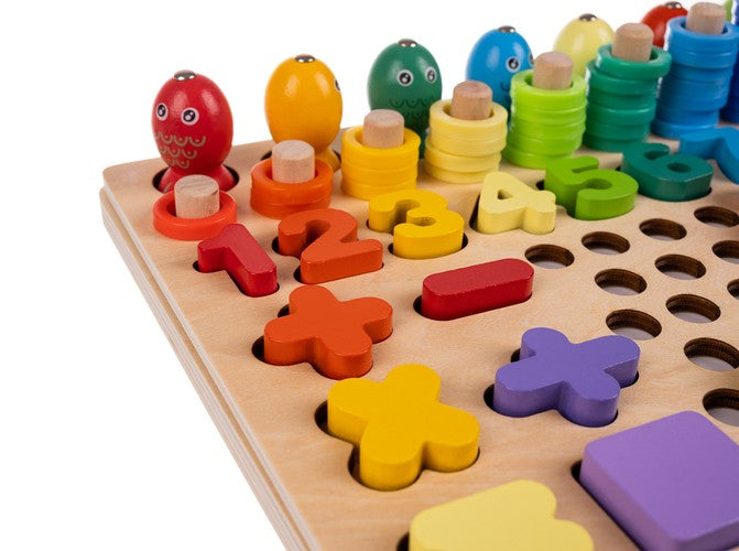 Wooden puzzle - beads DU17252-6