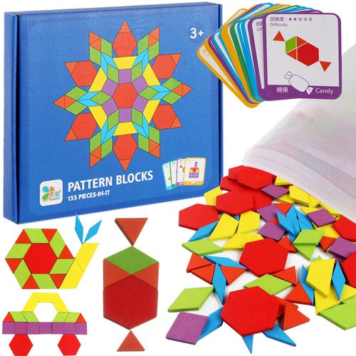 Educational puzzle - geometric figures Kruzzel 5900779940024