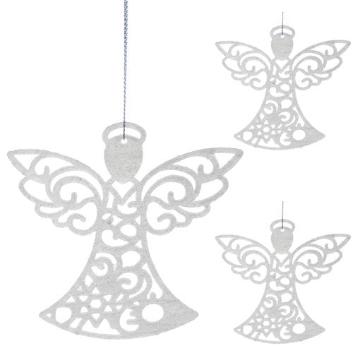 Christmas balls / pendants - angels - 3 pcs. Malatec 5900779939899