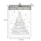 Stained glass LED 3D- Christmas tree-4