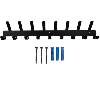 Wall hanger (17 hooks) - black Polski producent 5903738105953