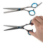 Hairdressing scissors 2 pcs + accessories-10