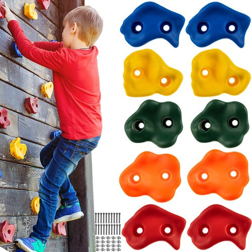 Handles/climbing stones for children - 10 pcs. Trizand 5904576552176