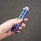 Butterfly knife for training - rainbow-5