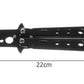 Butterfly knife for training - black-8