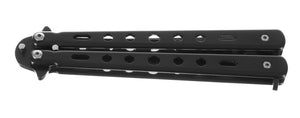 Butterfly knife for training - black-1