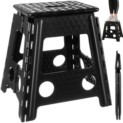 Black and white folding stool, 39 cm Malatec 5900779940703