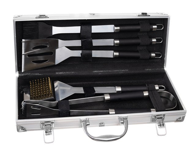 Barbecue utensils - set of 5 accessories + suitcase-2