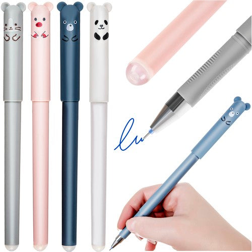 Erasable pen - animals 4 pcs. Maaleo 5900779940833