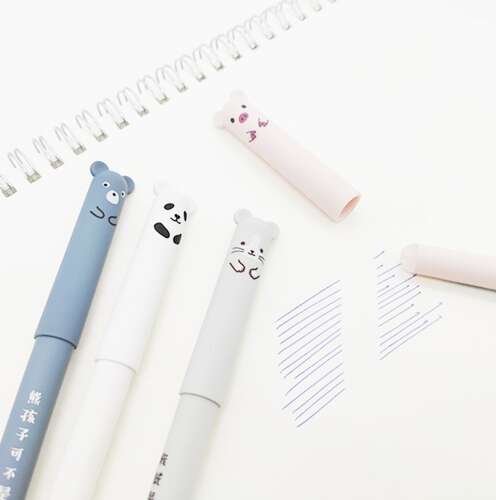 Erasable pen - animals 4 pcs.-11