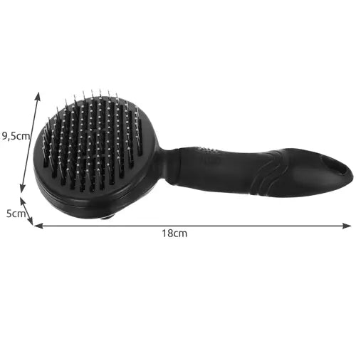 Self-cleaning fur brush-2