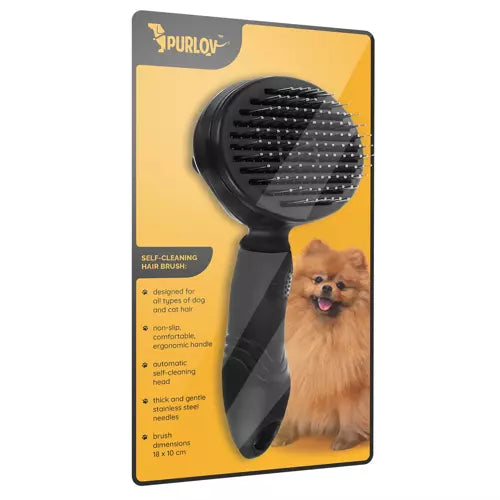 Self-cleaning fur brush-16