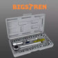 Socket wrench set - 40 pcs. Bigstreen 19168-2