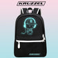 Kruzzel 19374 USB glowing backpack-14