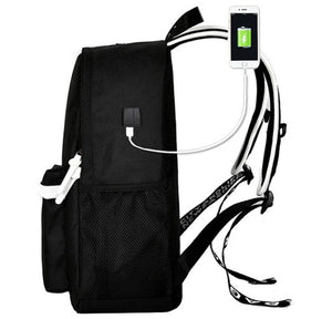 Kruzzel 19374 USB glowing backpack-1