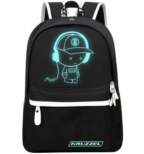 Kruzzel 19374 USB glowing backpack-7