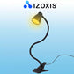 Desk lamp with clip - black Izoxis 19454-1