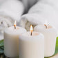 Candle cylinder white - set of 8 pcs.-2