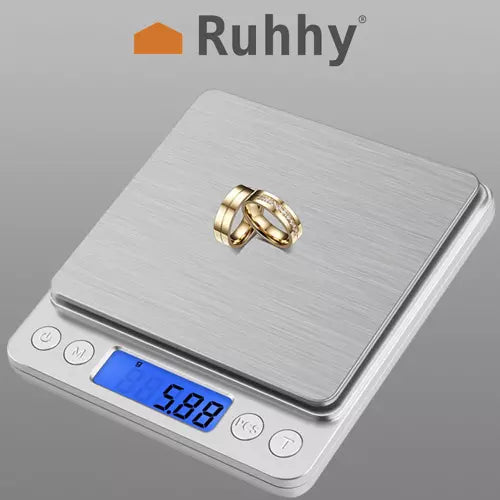 Kitchen scale 500x0.01g Ruhhy 19899-3