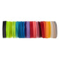 PLA 3D filaments - 20 pcs. x 3m Kruzzel 19874-3