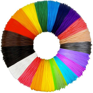 PLA 3D filaments - 20 pcs. x 3m Kruzzel 19874 Maaleo 5900779941878