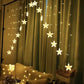 Light curtain 136LED USB warm white KŚ19738-5