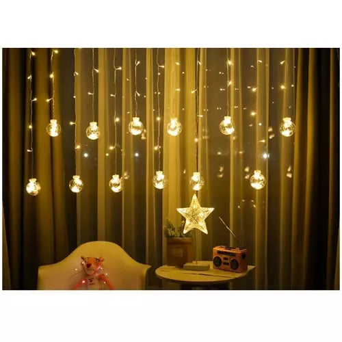 Light curtain 108LED USB warm white KŚ19736-4