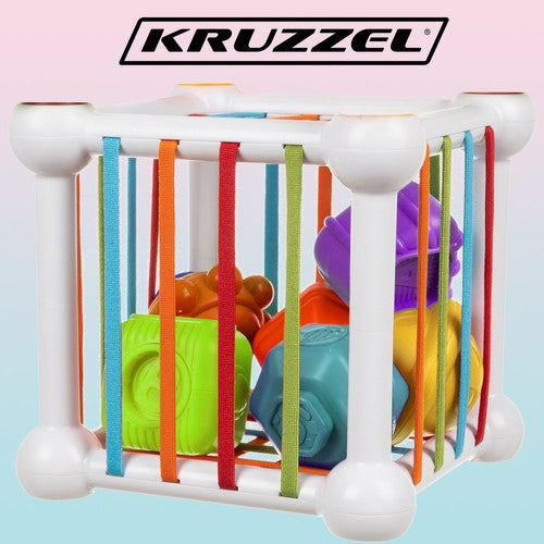 Kruzzel 20377 sensory cube sorter-4