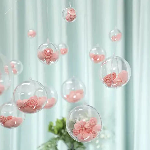 Transparent baubles - set of 12 Ruhhy 20508-9