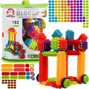 Construction blocks - hedgehogs 192pcs Kruzzel 20376 Kruzzel 5900779942349