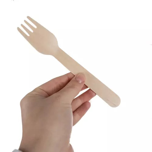 Wooden forks - 100 pcs. Ruhhy 20697-11