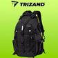 Military/tourist backpack black Trizand 20534-2