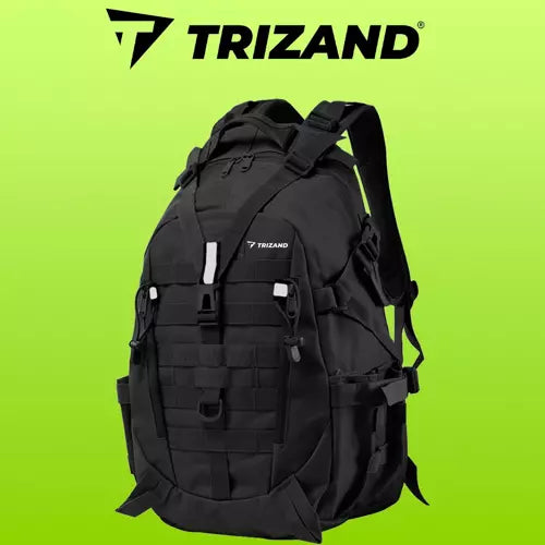 Military/tourist backpack black Trizand 20534-2