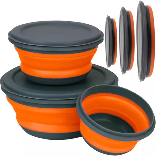 Silicone foldable bowls - 3 pcs. Ruhhy 20781 Ruhhy 5904463315822