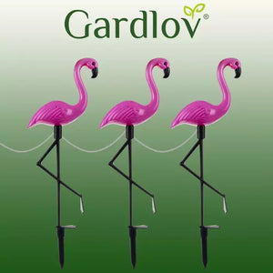 Solar garden lamp - flamingo Gardlov 21151-1