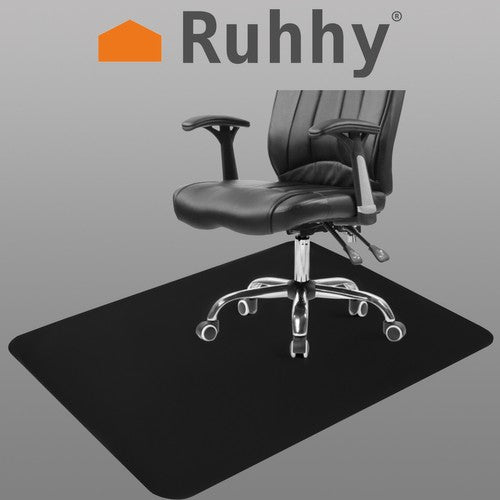 Protective chair mat 90x130cm RUHHY - black-4