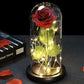 Rose in glass - luminous Malatec 21619-1