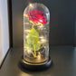 Rose in glass - luminous Malatec 21619-13