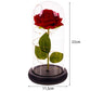 Rose in glass - luminous Malatec 21619-15