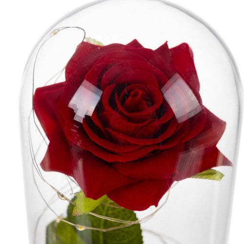 Rose in glass - luminous Malatec 21619-6