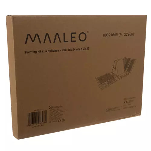 Painting set in a suitcase - 208 pcs Maaleo 21645-2