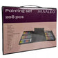 Painting set in a suitcase - 208 pcs Maaleo 21645-1