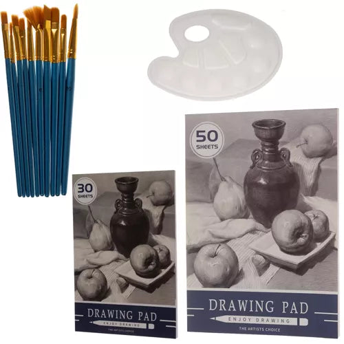 Painting set in a suitcase - 129 pcs Maaleo 21644-1