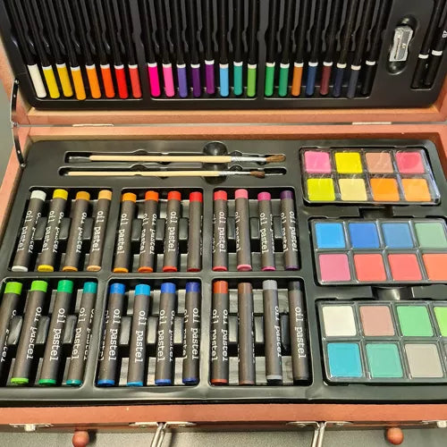 Painting set in a suitcase - 129 pcs Maaleo 21644-13