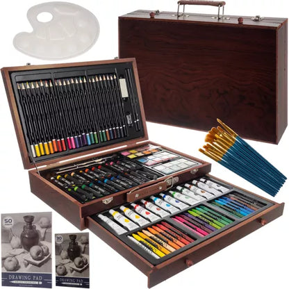 Painting set in a suitcase - 129 pcs Maaleo 21644 Maaleo 5900779943223