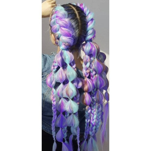 Synthetic hair ombre blue/fiol Soulima 21366-6